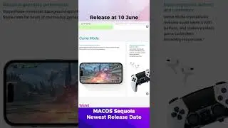 MacOS Sequoia Release Date #shorts #macos15