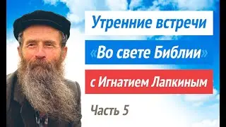 №5. Утренние встречи с Игнатием Лапкиным. Ответы на любые вопросы во свете Святой Библии.
