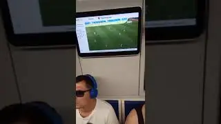 Даже в Московском метро показывают Чемпионат мира по футболу