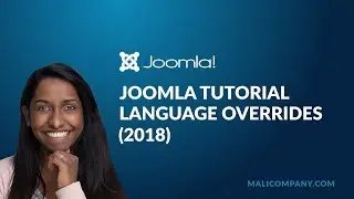 Joomla tutorial: how to make language overrides (2018)