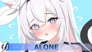 Nightcore - Alone (Marshmello) - lyrics