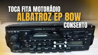 TOCA FITAS  MOTORÁDIO ALBATROZ EP 80W - CONSERTO