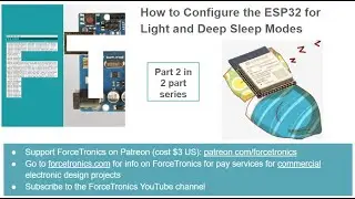 How to Configure the ESP32 for Light and Deep Sleep Modes