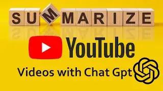 Summarize Youtube Videos with ChatGpt