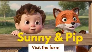 Baby Animal Sounds Song | Learn With Sunny & Pip