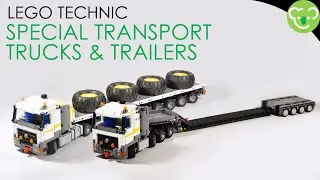 Special transport trucks and trailers - LEGO Technic MOC