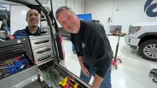 Perfect Pull Mark's Mobile Paintless Dent Repair Van Setup