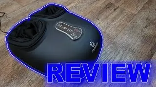 Review And Demo Of The COMFIER Shiatsu Foot Massager From Amazon