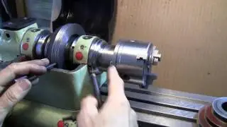 Токарный станок МН-80. УСТАНОВКА И СНЯТИЕ ТОКАРНОГО ПАТРОНА