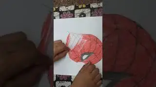 How to draw spiderman ?