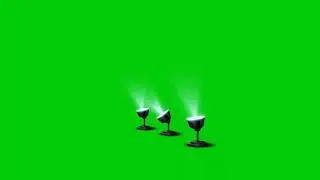 Concert Stage Lights Green Screen Animated Background 7