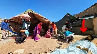 Unforgettable moments: Javad and Nasib's family meeting to set up the tent