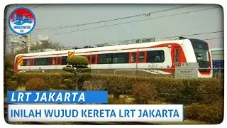 CANGGIH!! Inilah Wujud Kereta LRT Jakarta Yang Diujicoba di Korsel