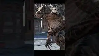 Deathclaw eats a man alive - monster vore