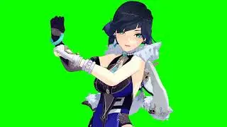[GENSHIN IMPACT] Yelan - Persona 4 "Specialist" (Green Screen)