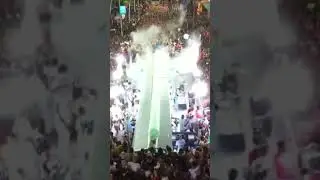 Momento da Explosão de Gás no Trio de Ivete: Short #carnaval #ivetesangolo