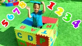 Learn the English alphabet, numbers and colors with children | Collection of children's songs