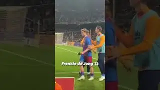 frenkie de jong getting angry on xavi  