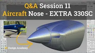 Autodesk Alias Tutorials I Q&A 11 - Aircraft Nose 1
