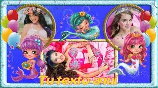 Plantilla editable SONY VEGAS 💖 CUMPLEAÑOS [SIRENITAS](GRATIS)