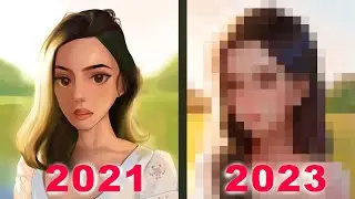 REDRAWING MY OWN ART AFTER 2 YEARS