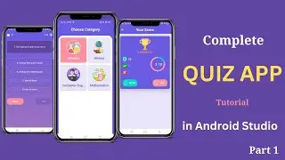 How to Make Quiz App in Android Studio | Quiz app android studio | Part 1