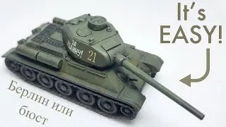 How to Paint Flames of War 15mm Soviet WW2 Tank - T34 - It's EASY!