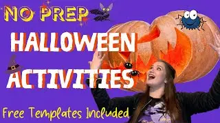 FUN Virtual Halloween Activities (For All Ages) - Free Templates Included!
