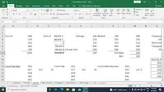 Basic Excel Class 1 (Financial Modeling)