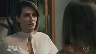 Betina e Agnese trocam tapas | Cena vista de outro ângulo