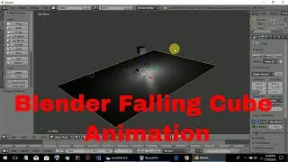 Blender Animation Tutorial for Beginners : How to animate Falling Cube