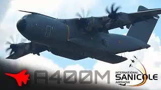 Big Chungus A400M Flying LOW at Sanicole 2022 Airshow!! ✈️ + Paradrop