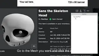 How to add meshes in Roblox RetroStudio