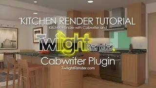 Kitchen Design In SketchUp with Cabwriter and Twilight Render
