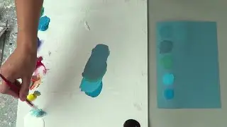 Cómo mezclar e igualar colores y tonos. Curso de pintura. Círculo cromático.