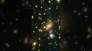 SN Refsdal: The First Predicted Supernova Image #shorts