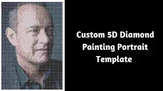 5D Custom Diamond Painting Portrait Template