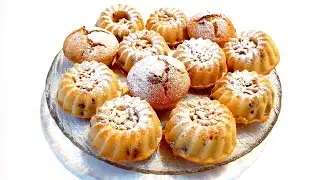 Кексы на кефире с изюмом / Cupcakes on kefir with raisins