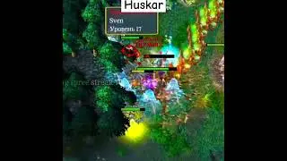 Huskar 2x Rampage 220V⚡ #shorts #dreedwodota #games #huskar #game #iccup #wodora #respect