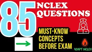 85 High-Yield NCLEX Practice Questions & Answers | RN & LPN Nursing Exam Review