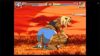 (M.U.G.E.N) Rapid Bunny vs Zafta Giraffe