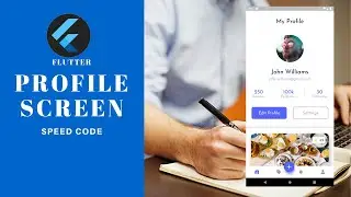 Flutter | ProfileScreen | SpeedCode