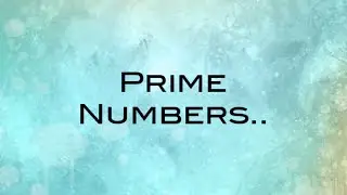 Prime numbers| Number system| 