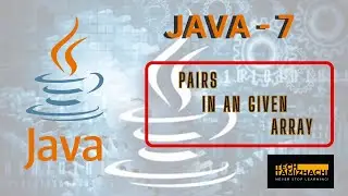 Pairs in an given Array | Theory📚 + Coding💻 | DSA #dsa #java #tamil #interview