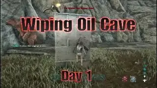 Wiping Oil Cave Day 1|Ark-Poc PS5 PvP