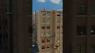 Side of Building Marble Run Animation - 10 Minute Loop