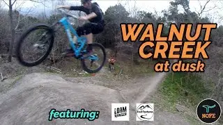 Walnut Creek Dusk Ride with Loam Ranger and Trail Features