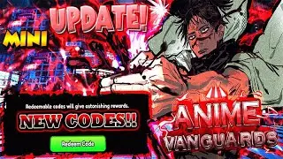 SAIU!! NOVO CÓDIGO DO ANIME VANGUARDS E!! MINI UPDATE INCRIVEL GEMAS INFINITAS