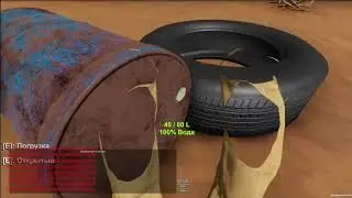 запихал гараж в машину в игре The Long Drive