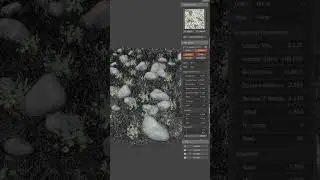 Making Grass Scatter Detailed In Blender #shorts #blender #3d #b3d